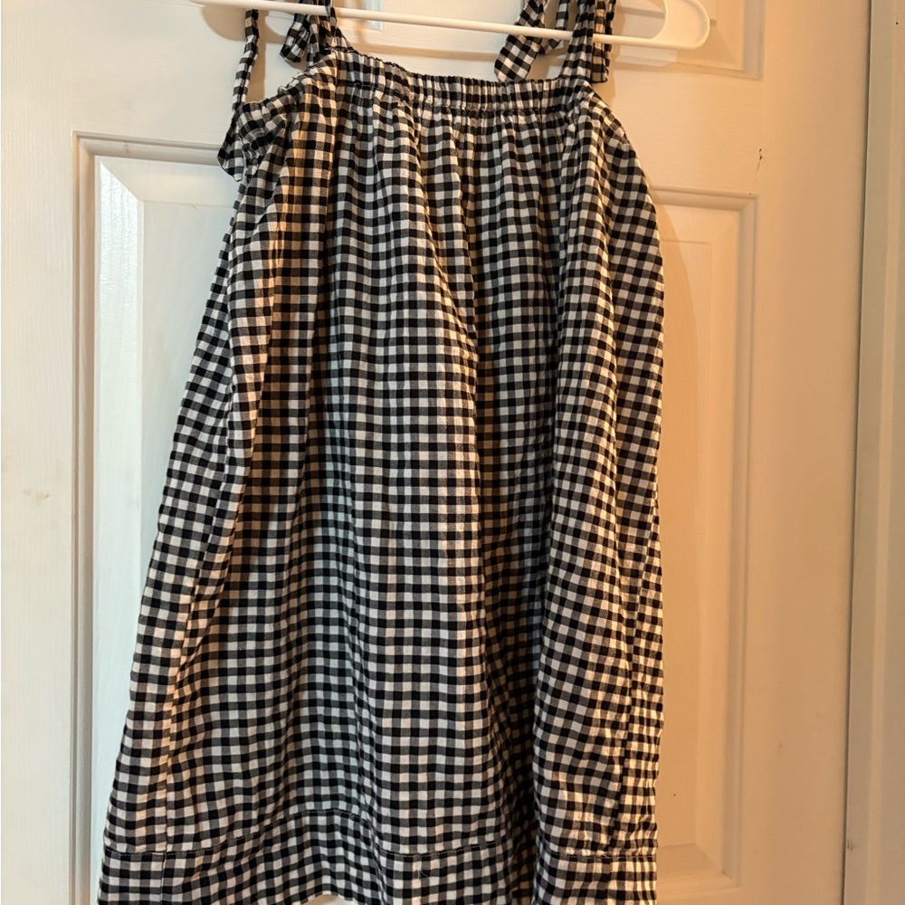 Classic Black and White Checkered women’s top